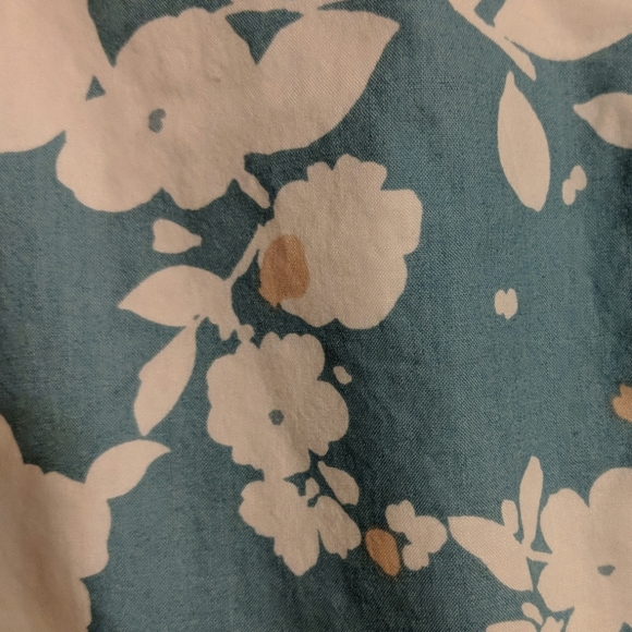 💕Garnet Hill size 2 Blue Floral Sleeveless Dress - Picture 5 of 8